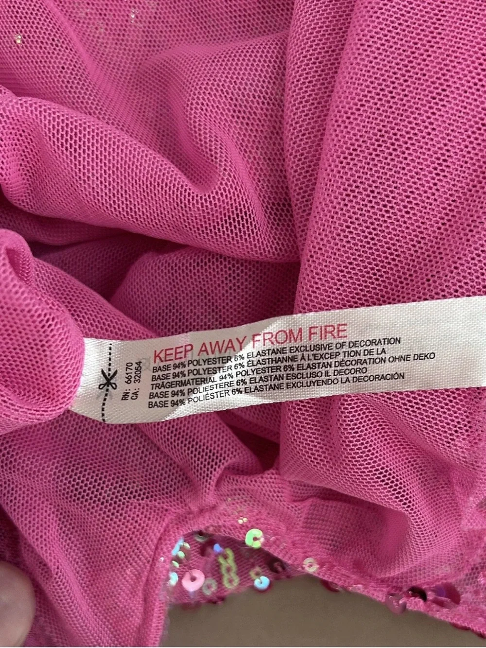 Free People Midnight Kiss Pink Sequin Mini Slipdress NWT Size Small